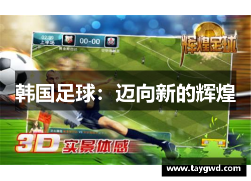 韩国足球：迈向新的辉煌