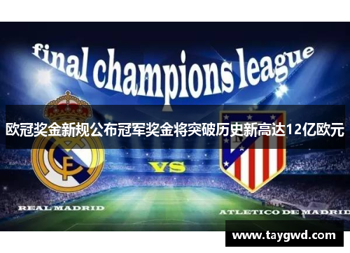 欧冠奖金新规公布冠军奖金将突破历史新高达12亿欧元